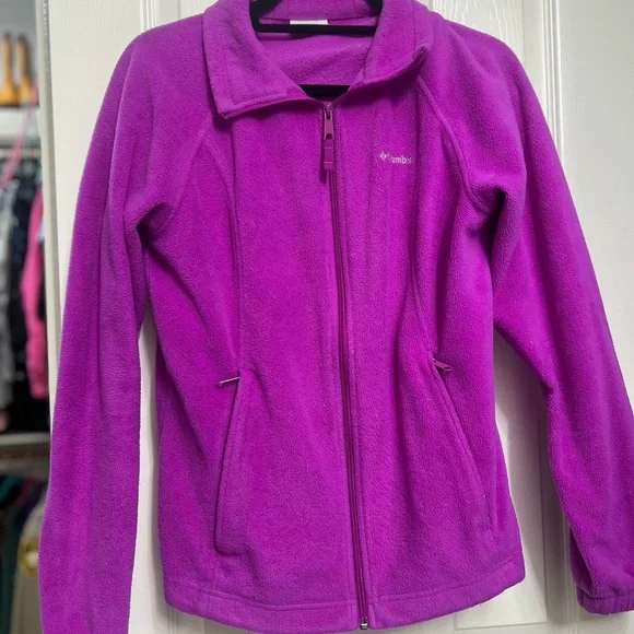 Columbia Women's Purple Fleece Jacket - Picture 2 of 5
